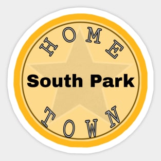 Hometown South Park Sticker